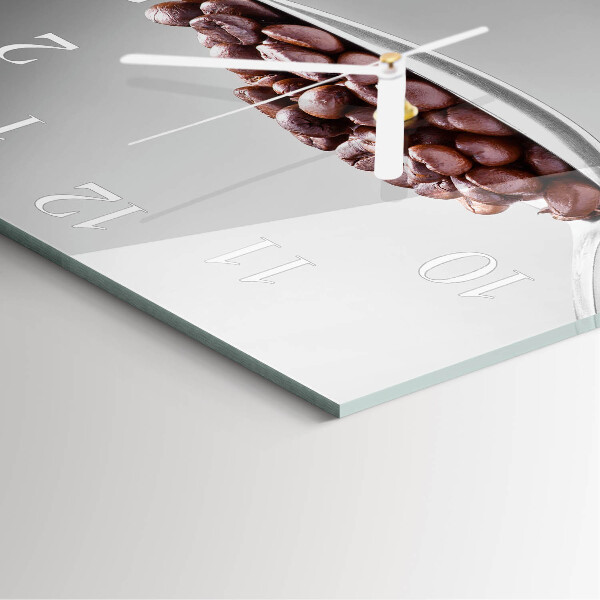 Square wall clock A Spoon of Coffee