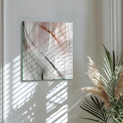 Square wall clock Abstraction