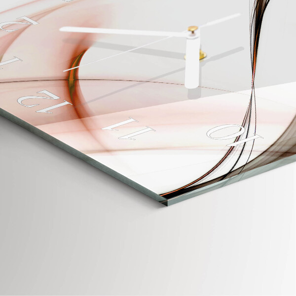 Square wall clock Abstraction