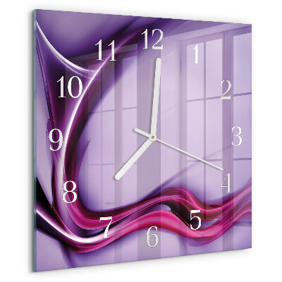 Square wall clock Abstraction