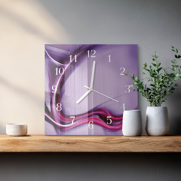 Square wall clock Abstraction