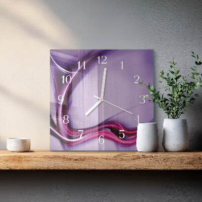 Square wall clock Abstraction