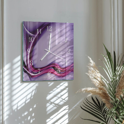 Square wall clock Abstraction