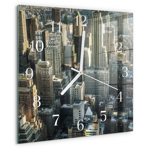 Square wall clock Horizon