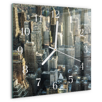 Square wall clock Horizon