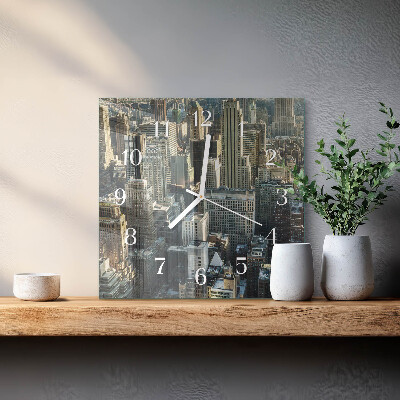 Square wall clock Horizon