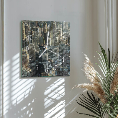 Square wall clock Horizon