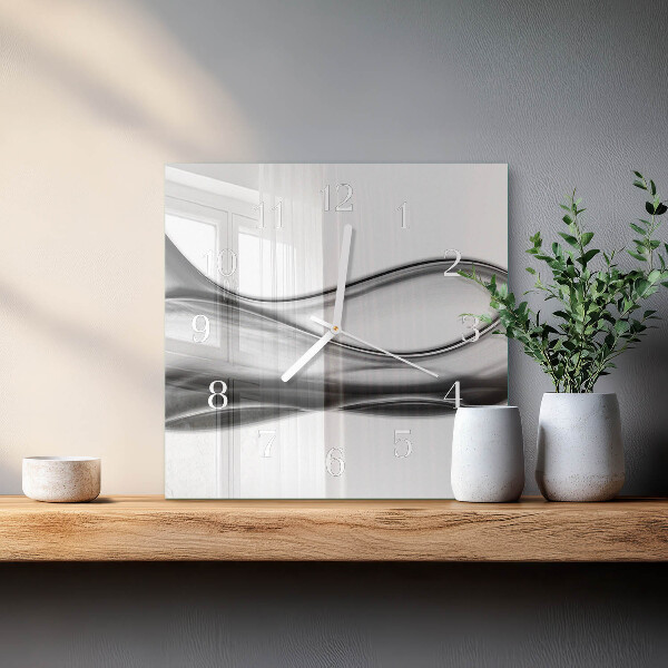 Square wall clock Abstraction