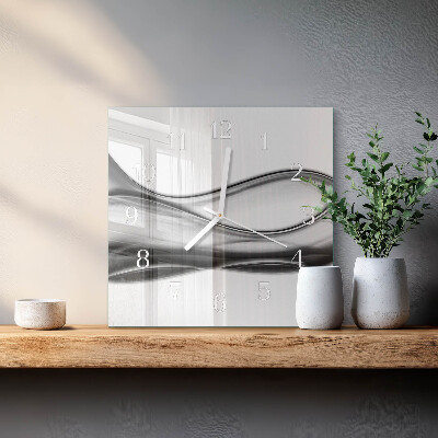 Square wall clock Abstraction