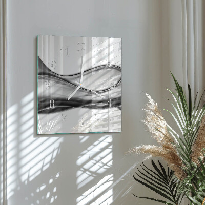 Square wall clock Abstraction