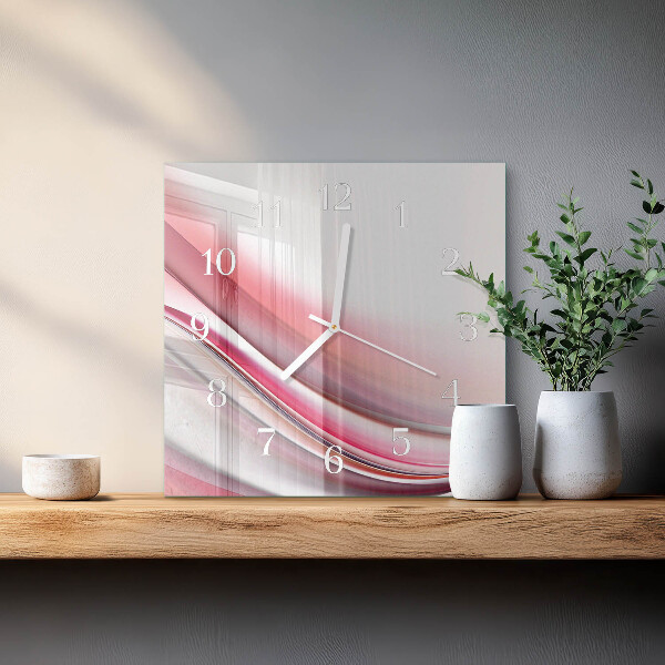 Square wall clock Abstraction