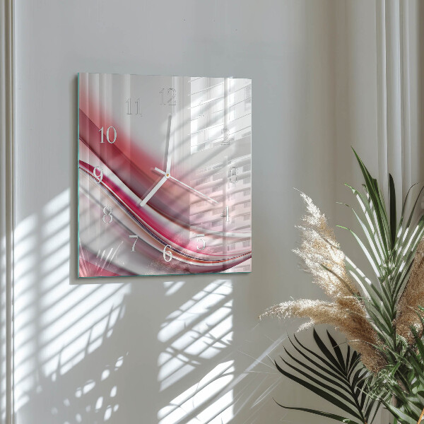 Square wall clock Abstraction