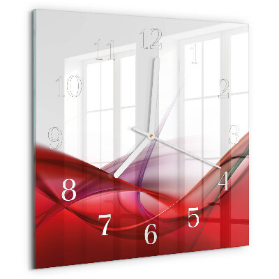 Square wall clock Abstraction