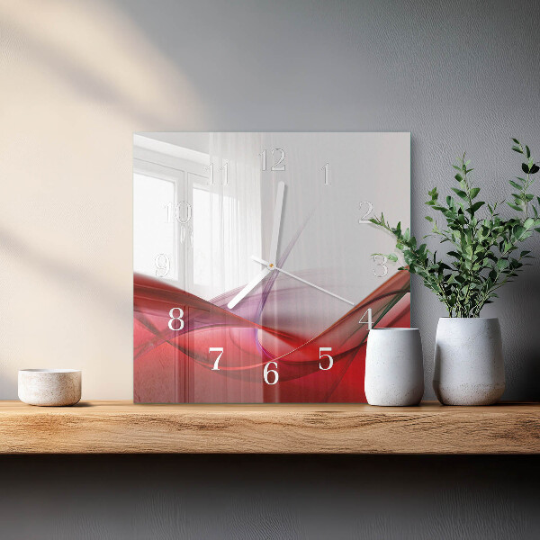 Square wall clock Abstraction