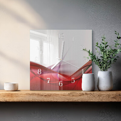 Square wall clock Abstraction