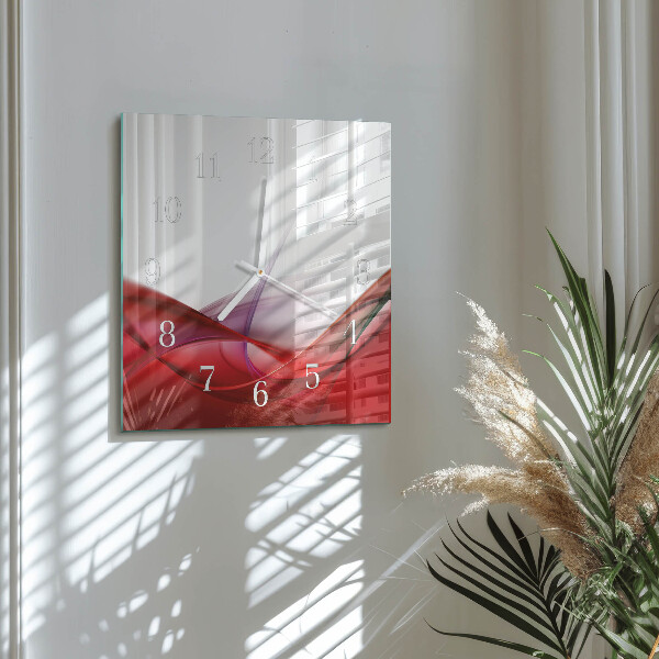 Square wall clock Abstraction