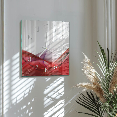 Square wall clock Abstraction