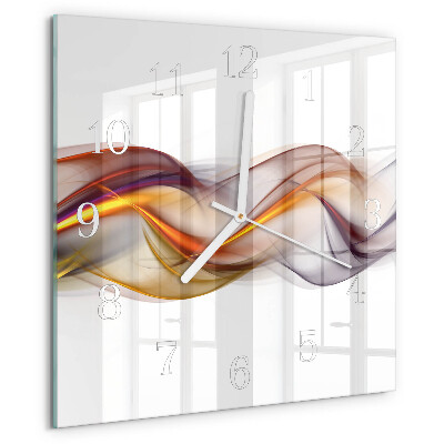 Square wall clock Abstraction