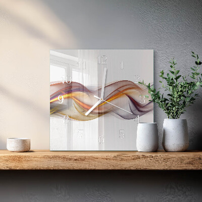 Square wall clock Abstraction