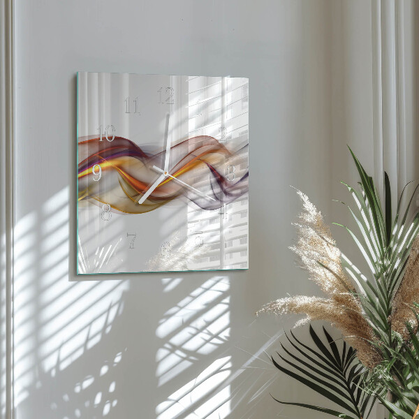 Square wall clock Abstraction