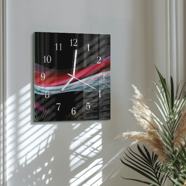 Square wall clock Abstraction