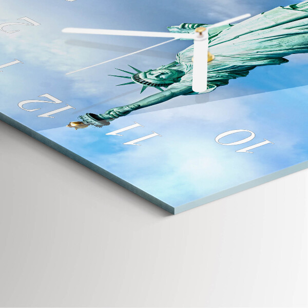 Square wall clock Statue of Liberty