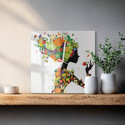 Square wall clock Piece