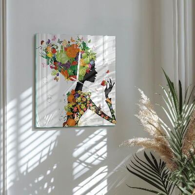 Square wall clock Piece