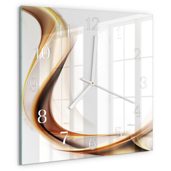 Square wall clock Abstraction