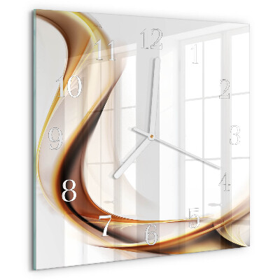 Square wall clock Abstraction