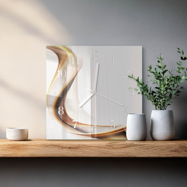 Square wall clock Abstraction