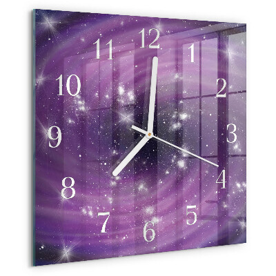 Square wall clock Abstraction