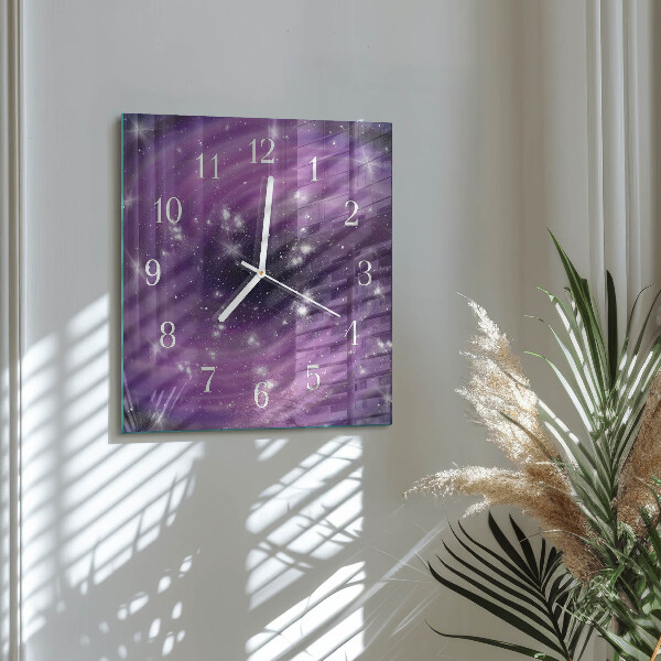 Square wall clock Abstraction