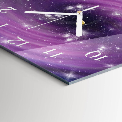 Square wall clock Abstraction