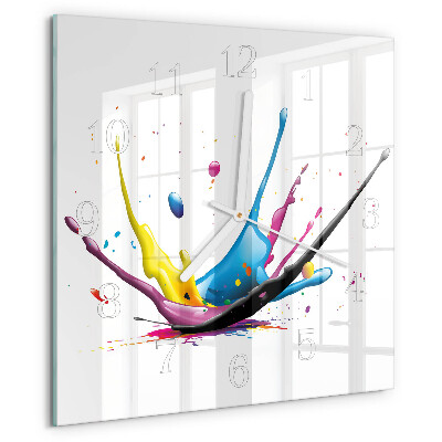 Square wall clock Color
