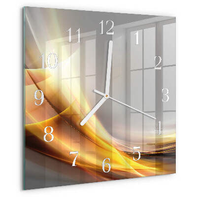 Square wall clock Abstraction