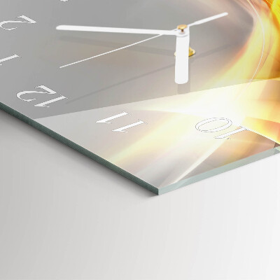 Square wall clock Abstraction