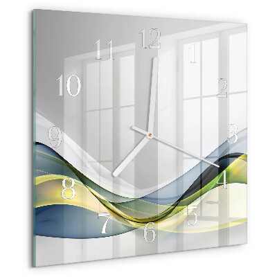 Square wall clock Abstraction