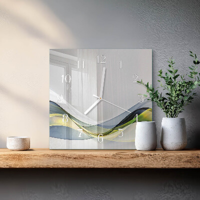 Square wall clock Abstraction