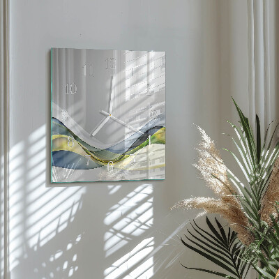 Square wall clock Abstraction