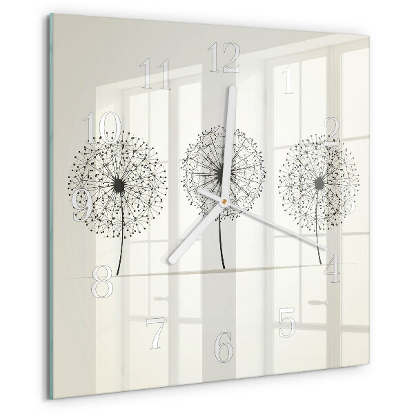Square wall clock Abstraction