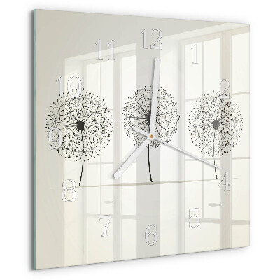 Square wall clock Abstraction