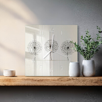 Square wall clock Abstraction