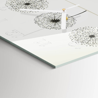 Square wall clock Abstraction