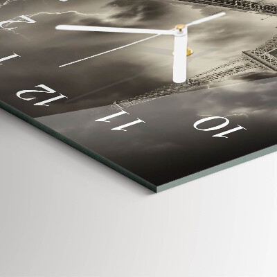 Square wall clock Paris