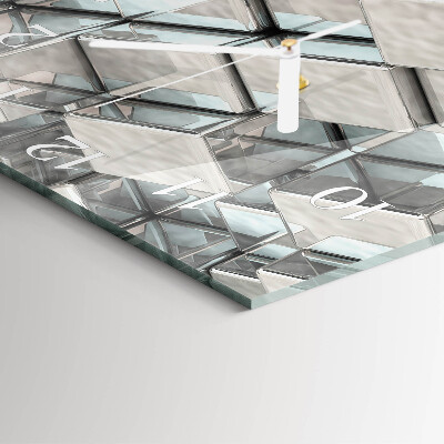 Square wall clock Dice