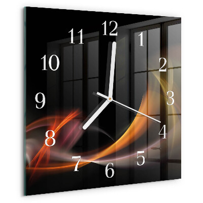 Square wall clock Abstraction