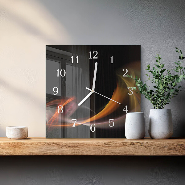 Square wall clock Abstraction