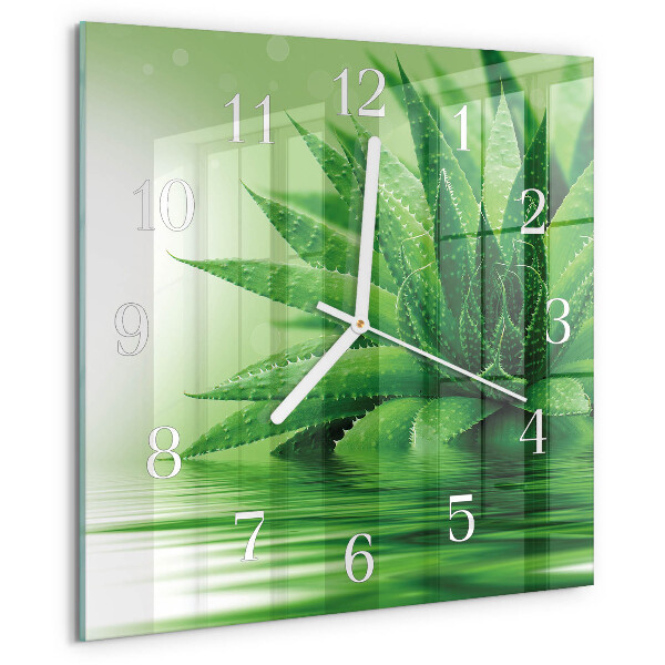 Square wall clock Aloe