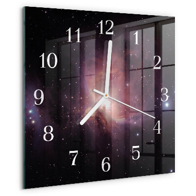 Square wall clock Space